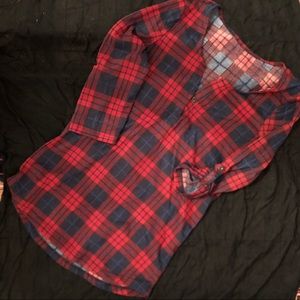Plaid Top